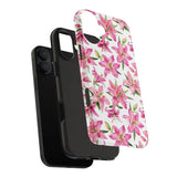 STUBBIE Phone Case for Apple iPhone - Pink Lily Flower Phone Case