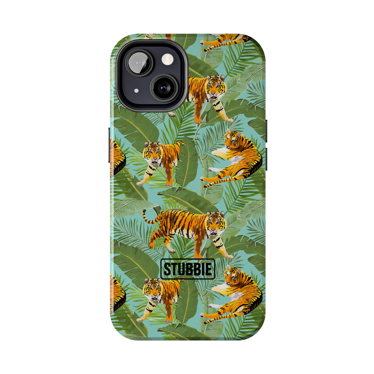 STUBBIE Phone Case for Apple iPhone - Jungle Tiger Stubbie