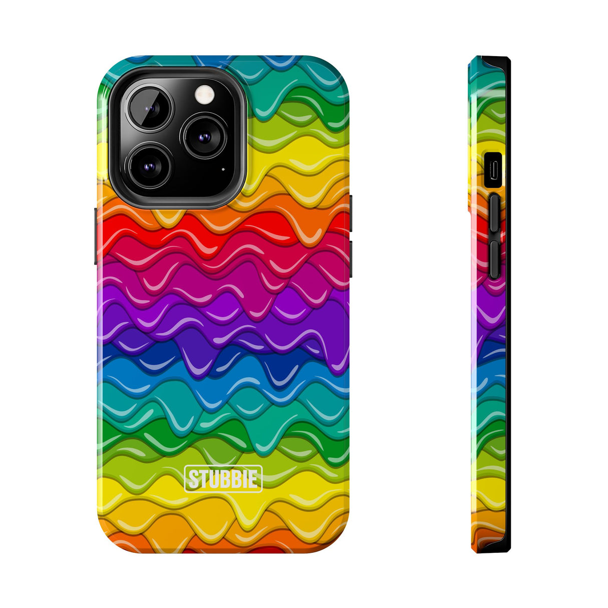 STUBBIE Phone Case for Apple iPhone - Rainbow Cake Phone Case
