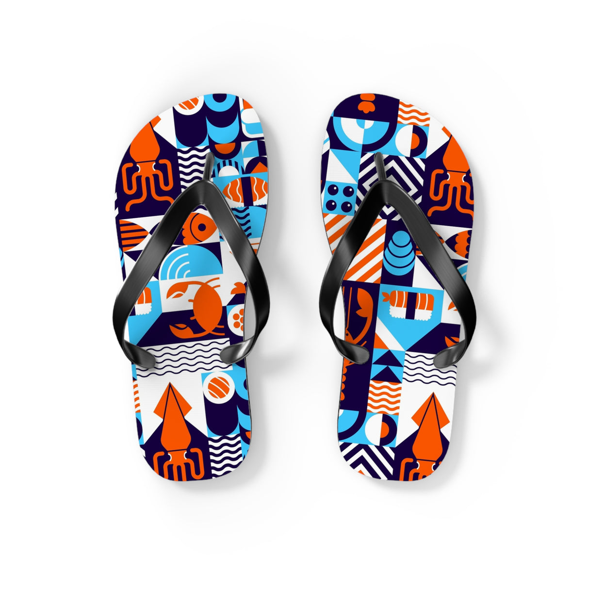 STUBBIE Flip Flops - Something Fishy STUBBIE