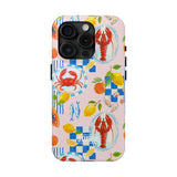STUBBIE Phone Case for Apple iPhone - Italian Summer Seafood Stubbie