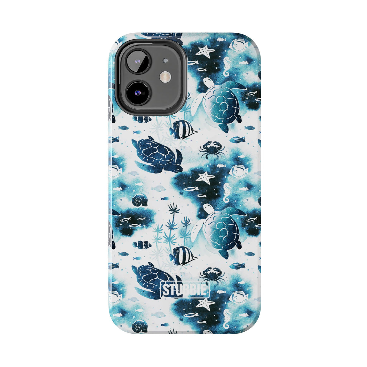 STUBBIE Phone Case for Apple iPhone - Fish And Turtle Phone Case