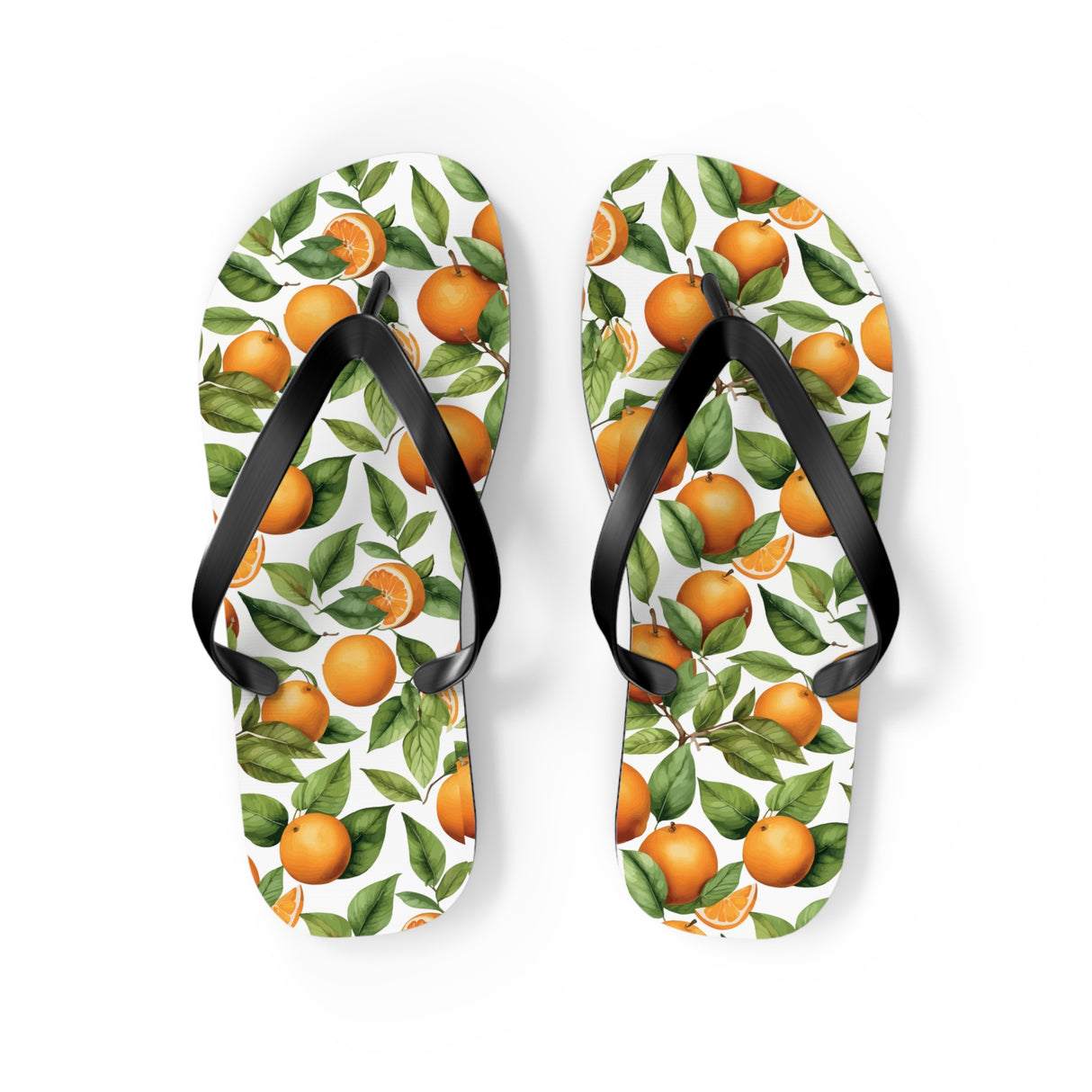 Orange Flip Flops